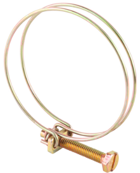 DOUBLE WIRE HOSE CLAMP